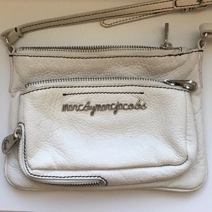 Marc by Marc Jacobs White Leather Crossbody Bag
